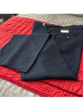 VINTAGE Park Avenue 1970s polyester navy blue Men's slacks NEW 36x38 TALL